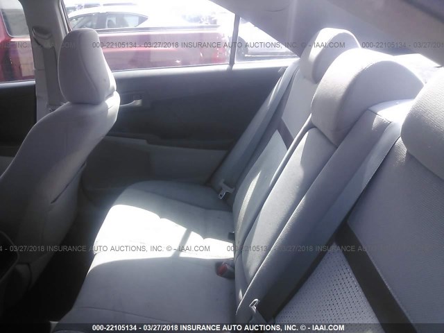 4T1BF1FK4CU099162 - 2012 TOYOTA CAMRY SE/LE/XLE BLACK photo 8