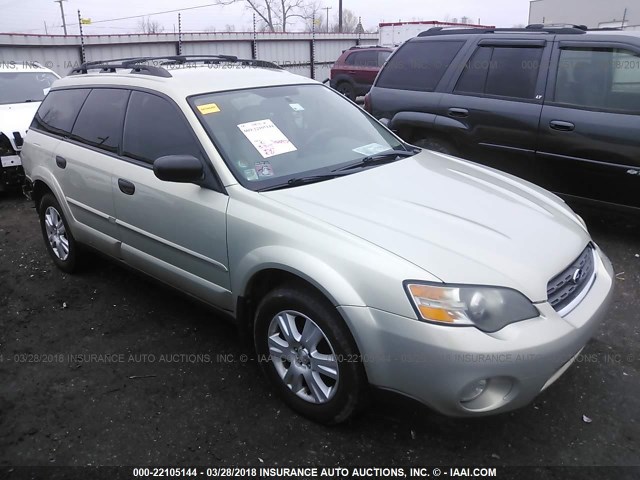 4S4BP61CX57320209 - 2005 SUBARU LEGACY OUTBACK 2.5I GOLD photo 1