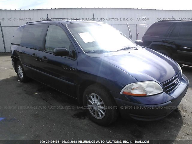 2FMZA5148YBC21547 - 2000 FORD WINDSTAR LX BLACK photo 1