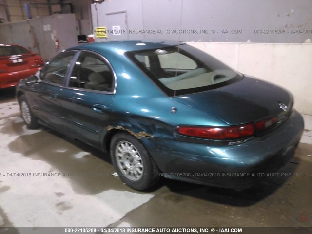 1MEFM50U0WA617687 - 1998 MERCURY SABLE GS/LS 绿色 照片 3
