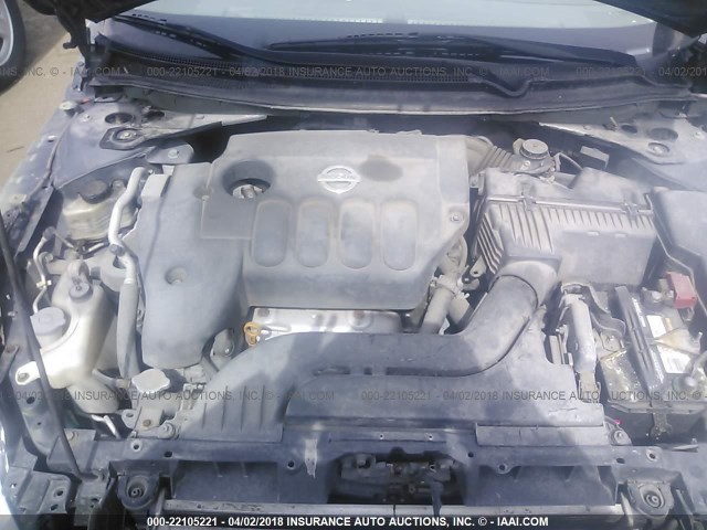 1N4AL21E97N489518 - 2007 NISSAN ALTIMA 2.5/2.5S GRAY photo 10