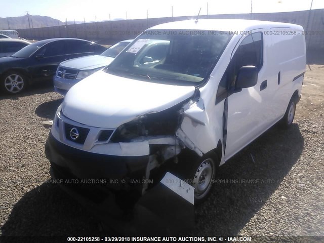 3N6CM0KN2FK697907 - 2015 NISSAN NV200 2.5S/2.5SV WHITE photo 2