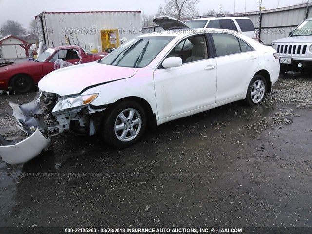 4T1BE46K57U507694 - 2007 TOYOTA CAMRY NEW GENERAT CE/LE/XLE/SE WHITE photo 2
