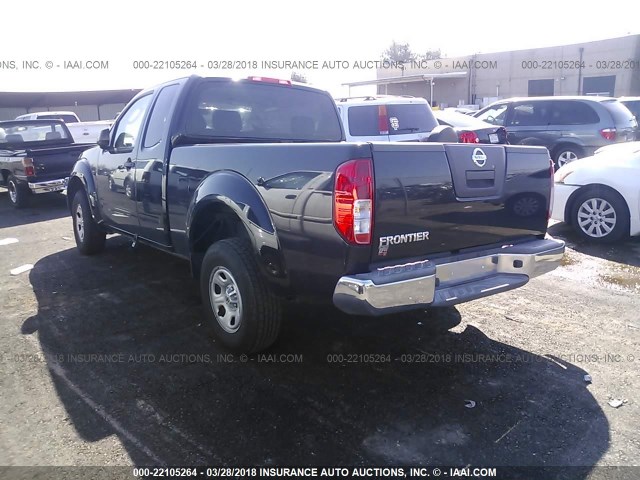 1N6BD0CT4BC445116 - 2011 NISSAN FRONTIER S/SV WHITE photo 3