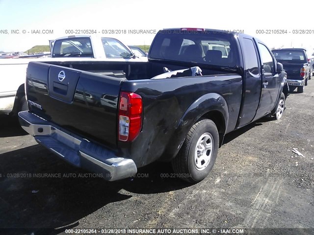 1N6BD0CT4BC445116 - 2011 NISSAN FRONTIER S/SV WHITE photo 4
