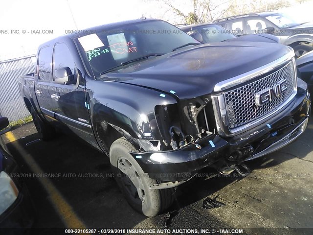 2GTEK638471689138 - 2007 GMC NEW SIERRA DENALI BLACK photo 1