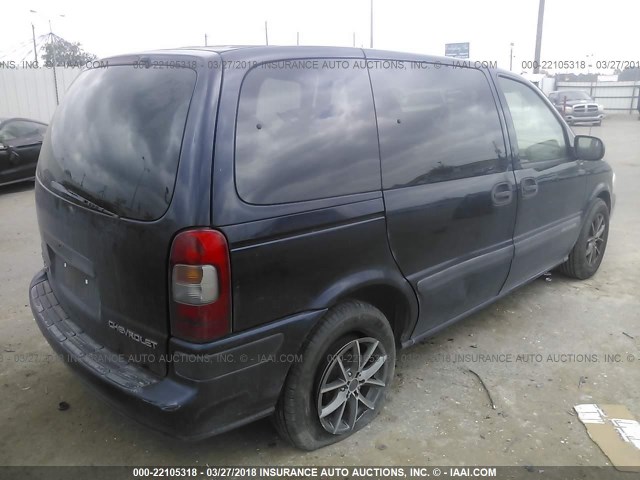 1GNDU23E53D271570 - 2003 CHEVROLET VENTURE ECONOMY BLUE photo 4