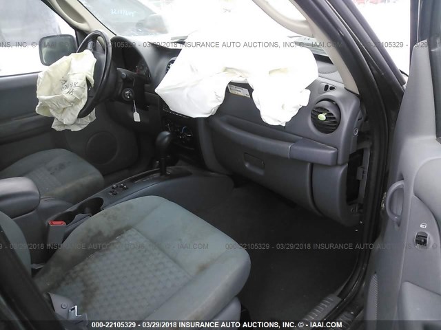 1J4GL48566W254910 - 2006 JEEP LIBERTY SPORT Yaşıl foto 5