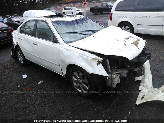 KNAGE123475085657 - 2007 KIA OPTIMA LX/EX WHITE photo 1