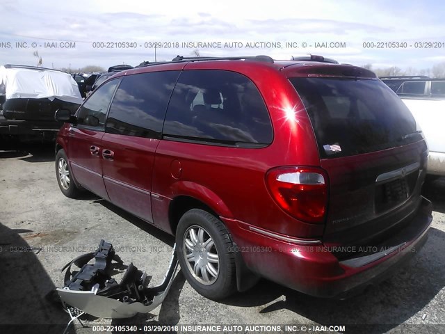 2C4GP54L25R425177 - 2005 CHRYSLER TOWN & COUNTRY TOURING BURGUNDY photo 3