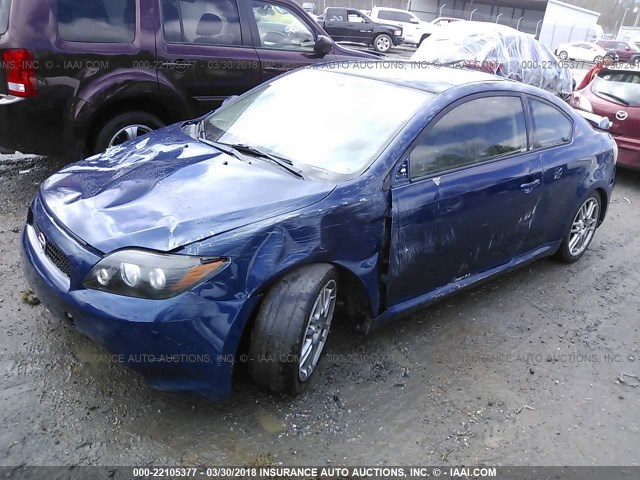 JTKDE167080254213 - 2008 TOYOTA SCION TC 蓝色 照片 2