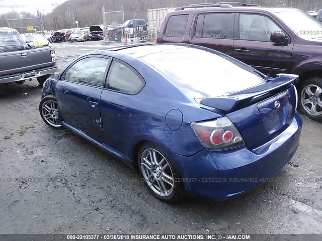 JTKDE167080254213 - 2008 TOYOTA SCION TC 蓝色 照片 3