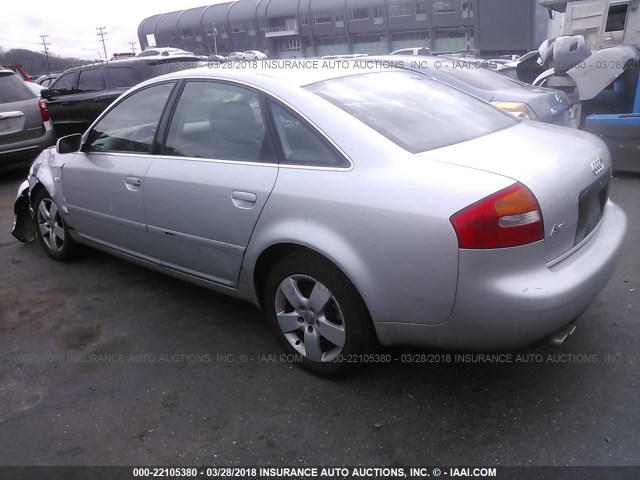 WAUJT64B13N029375 - 2003 AUDI A6 3 SILVER photo 3