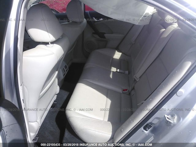 JH4CU2F61CC024477 - 2012 ACURA TSX TECH SILVER photo 8
