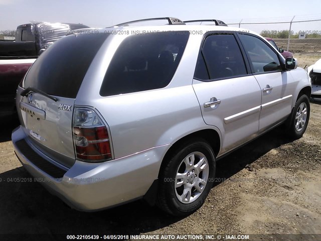 2HNYD18786H531685 - 2006 ACURA MDX TOURING SILVER photo 4