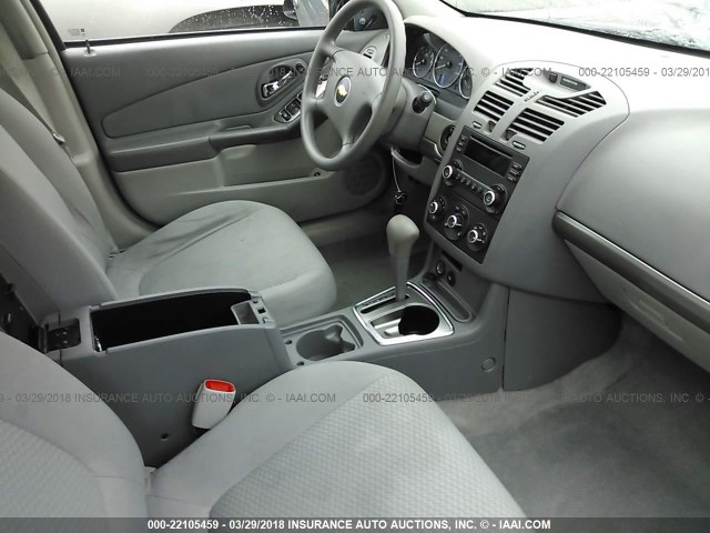 1G1ZS58N58F105312 - 2008 CHEVROLET MALIBU LS 浅蓝色 照片 5