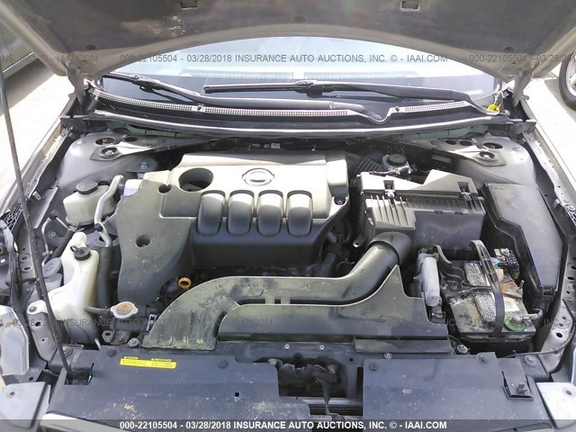 1N4AL21E78N559499 - 2008 NISSAN ALTIMA 2.5/2.5S GRAY photo 10