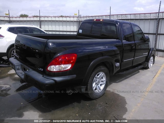 5TBRT38136S478053 - 2006 TOYOTA TUNDRA ACCESS CAB LIMITED BLACK photo 4