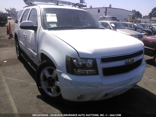 1GNFC13J97J104025 - 2007 CHEVROLET TAHOE C1500 WHITE photo 1