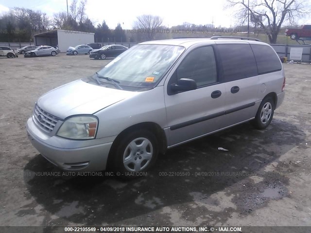 2FMZA51695BA03078 - 2005 FORD FREESTAR SE SILVER photo 2