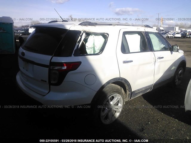 1FMHK8F80CGA83655 - 2012 FORD EXPLORER LIMITED 白色 照片 4