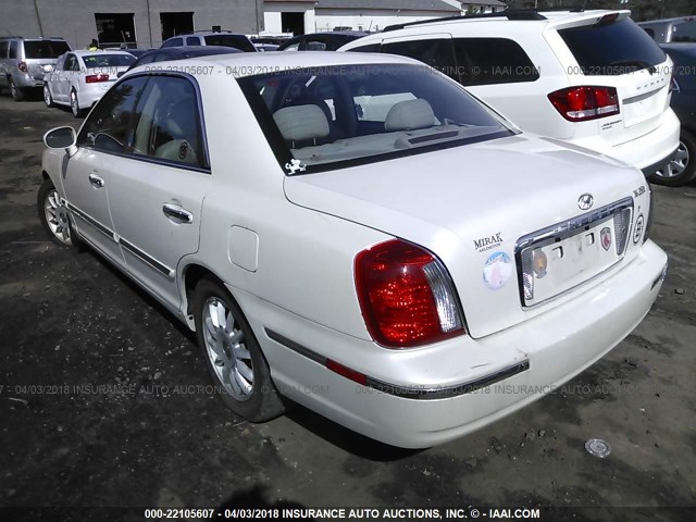 KMHFU45E54A298860 - 2004 HYUNDAI XG 350 WHITE photo 3