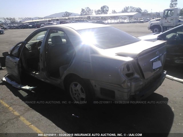 4T1BE30K22U049477 - 2002 TOYOTA CAMRY LE/XLE/SE 金色 照片 3