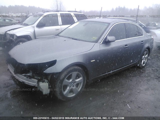 WBANV93548CZ69410 - 2008 BMW 535 XI ნაცრისფერი ფოტო 2
