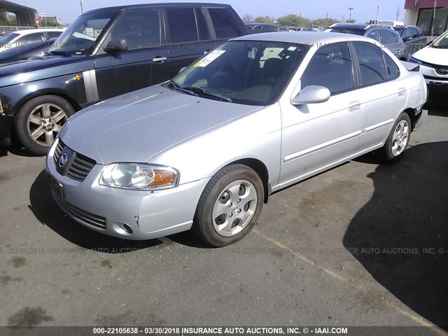 3N1CB51D06L481419 - 2006 NISSAN SENTRA 1.8/1.8S SILVER photo 2