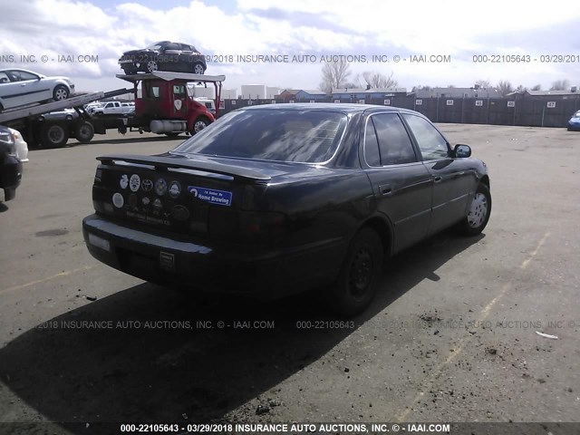 JT2SK11E2S0336117 - 1995 TOYOTA CAMRY DX BLACK photo 4