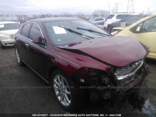 1G1ZE5EU6BF310082 - 2011 CHEVROLET MALIBU LTZ 红色 照片 1