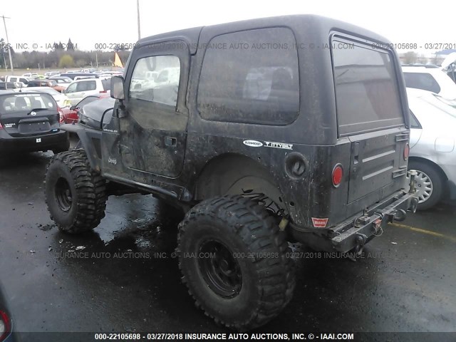 1J4FA29P01P376171 - 2001 JEEP WRANGLER / TJ SE BLACK photo 3