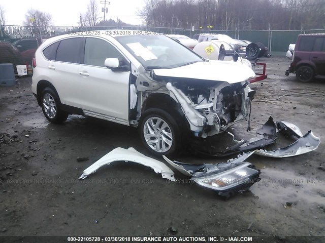5J6RM4H53GL139383 - 2016 HONDA CR-V EX თეთრი ფოტო 1