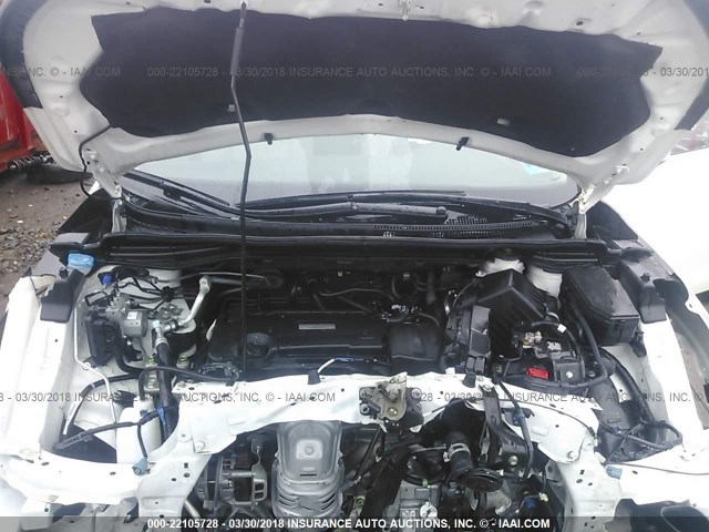 5J6RM4H53GL139383 - 2016 HONDA CR-V EX თეთრი ფოტო 10