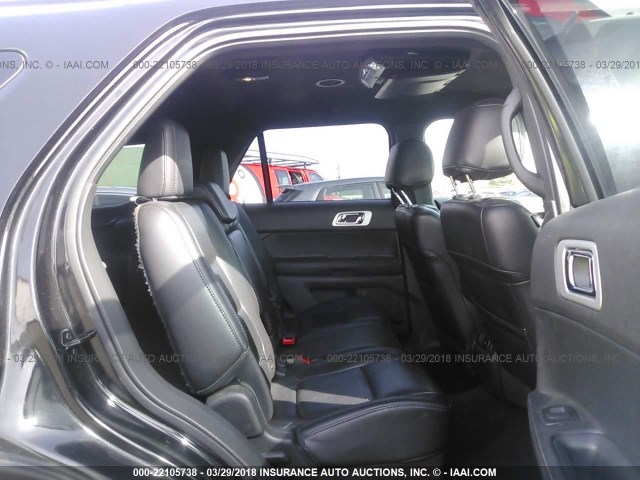1FM5K8F81DGA84852 - 2013 FORD EXPLORER LIMITED 黑色 照片 8
