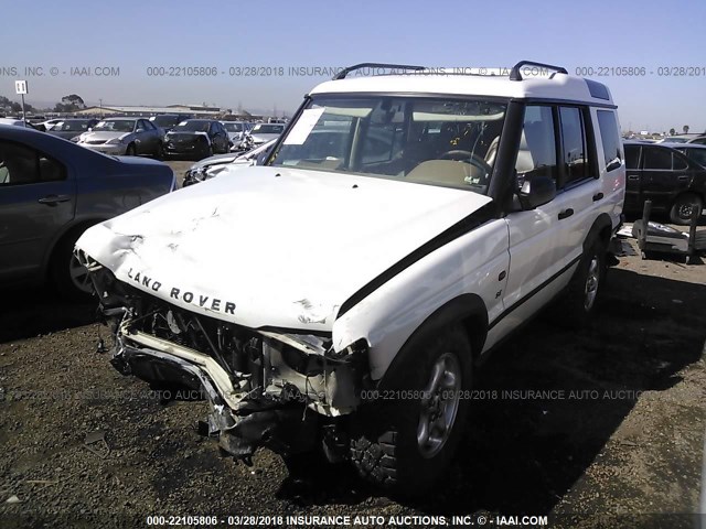 SALTY12481A725409 - 2001 LAND ROVER DISCOVERY II SE WHITE photo 2