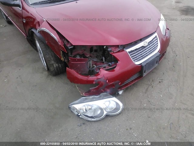 2C3AE66G92H307831 - 2002 CHRYSLER 300M RED photo 6