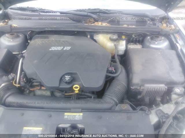 1G1ZT58N18F112660 - 2008 CHEVROLET MALIBU LT/CLASSIC GRAY photo 10