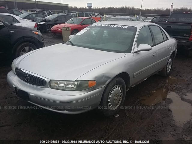 2G4WY55J311212555 - 2001 BUICK CENTURY LIMITED SILVER photo 2