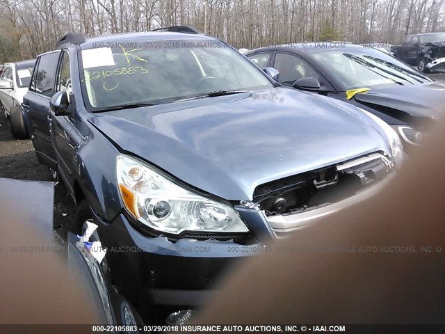 4S4BRBCC3D3246377 - 2013 SUBARU OUTBACK 2.5I PREMIUM BLUE photo 1