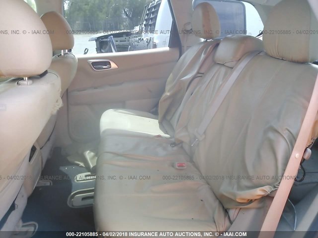 5N1AR2MN5FC614315 - 2015 NISSAN PATHFINDER S/SV/SL/PLATINUM 海军蓝 照片 8