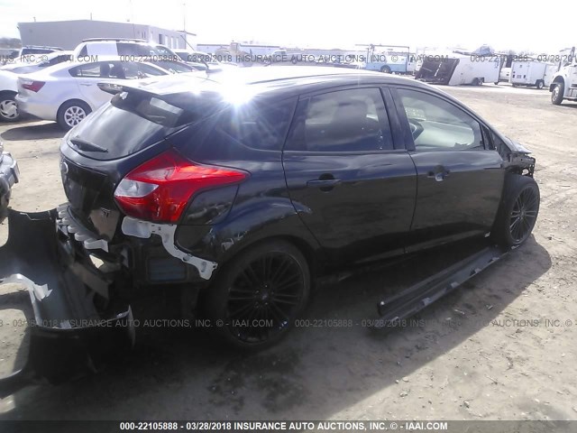 1FADP3L90DL294695 - 2013 FORD FOCUS ST BLACK photo 4