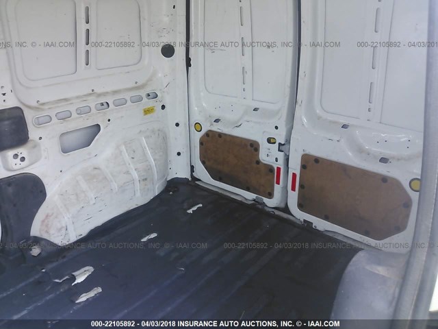 NM0LS7AN6CT076591 - 2012 FORD TRANSIT CONNECT XL WHITE photo 8