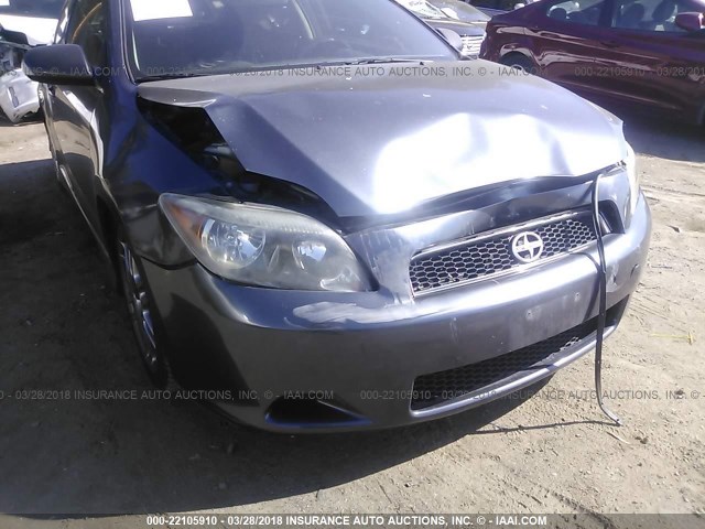 JTKDE177670148765 - 2007 TOYOTA SCION TC 灰色 照片 6