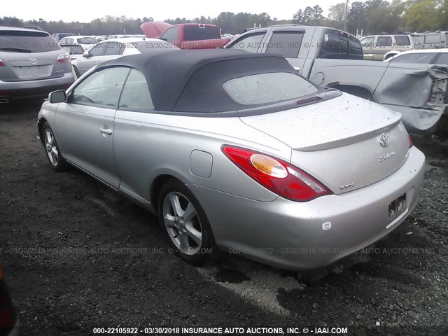 4T1FA38P26U104397 - 2006 TOYOTA CAMRY SOLARA SE/SLE SILVER photo 3