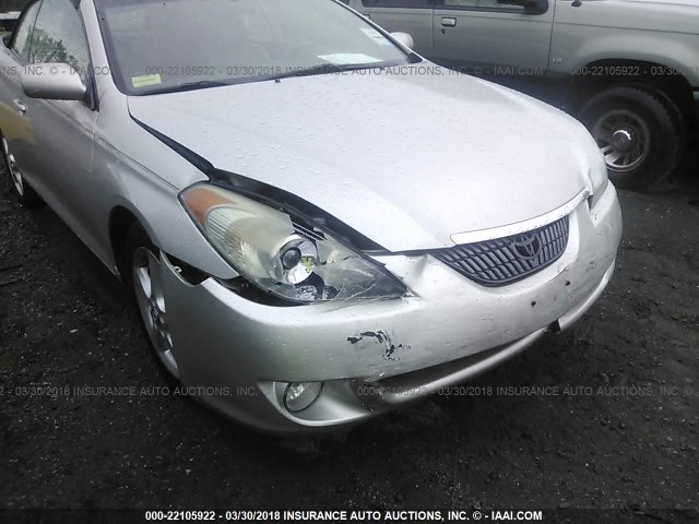 4T1FA38P26U104397 - 2006 TOYOTA CAMRY SOLARA SE/SLE Gümüş foto 6