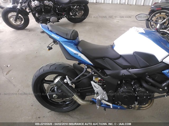 JS1GR7NA5F2102626 - 2015 SUZUKI GSX-S750 BLUE photo 6