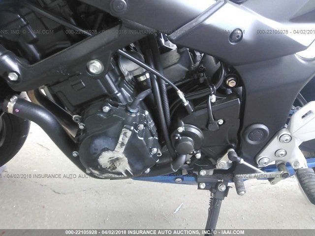 JS1GR7NA5F2102626 - 2015 SUZUKI GSX-S750 BLUE photo 9