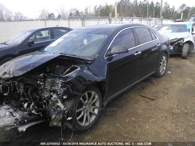 1G1ZE5E10BF260334 - 2011 CHEVROLET MALIBU LTZ 黑色 照片 2