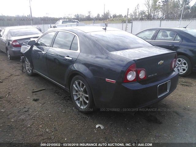 1G1ZE5E10BF260334 - 2011 CHEVROLET MALIBU LTZ 黑色 照片 3